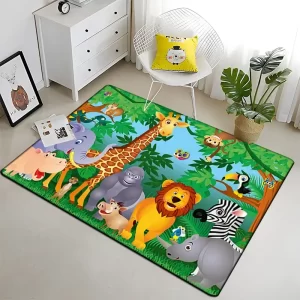 tapis savane pour chambre de bébé